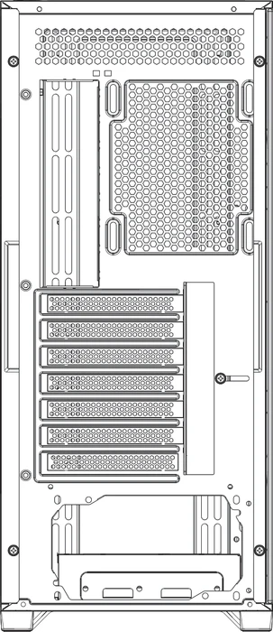Antec AX90, schwarz, Glasfenster