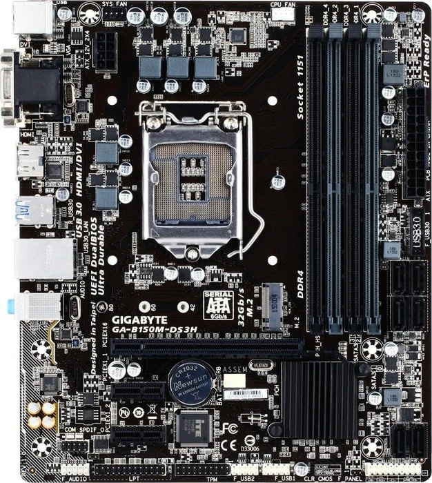 GIGABYTE GA-B150M-DS3H (Intel 1151)