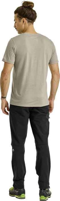 Ortovox 150 Cool Mountain Mission Funktionsshirt kurzarm grey sand (Herren)