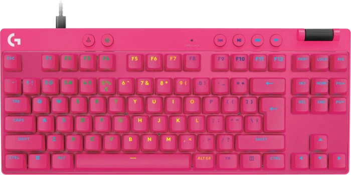 Logitech G PRO X TKL Rapid, Magenta - US INTL Image