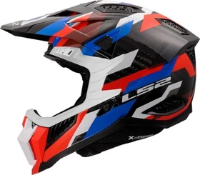 LS2 MX703 C X-Force Phantom blau/weiß/rot
