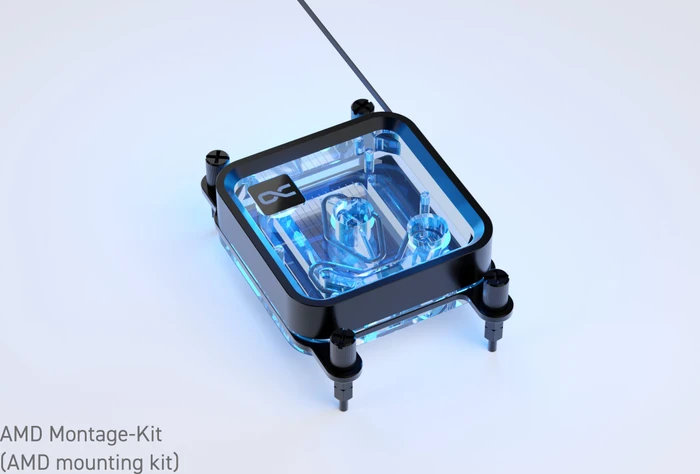 Alphacool Core 1 LT Aurora, Acryl/Nickel