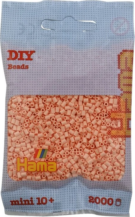 Hama Mini Beutel mit Perlen 2000 Stück pfirsich
