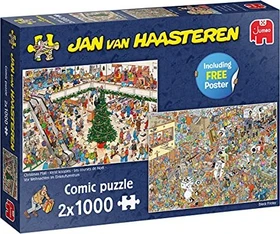 Jumbo Jan van Haasteren Einkaufen vor den Feiertagen