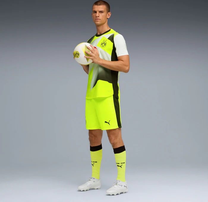 Puma BVB Borussia Dortmund 2025/2026 Heimshorts yellow alert/puma black
