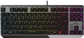 MSI Vigor GK50 Low Profile TKL, LEDs RGB, Kailh Choc LOW PROFILE WHITE, USB, DE
