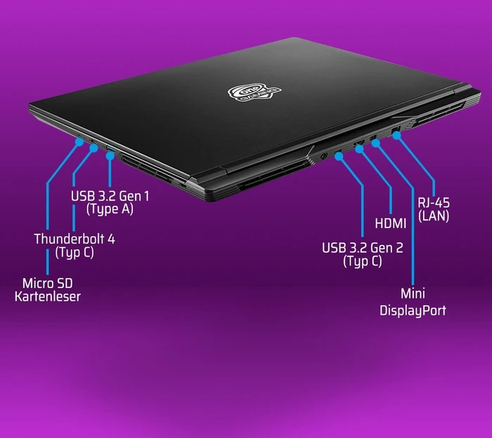 ONE GAMING Agent V60-14NB-RN1, Core i9-14900HX, 32GB RAM, 2TB SSD, GeForce RTX 4070, DE