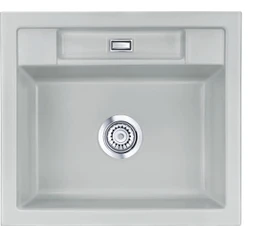systemceram Bela 57 Einbau Becken mittig titan