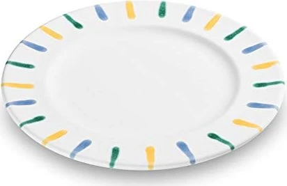 Gmundner Keramik Buntgeflammt Dessertteller Gourmet 22cm