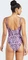 adidas Essentials Animal Print U-Back Badeanzug preloved purple/white (Damen) Vorschaubild