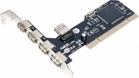LogiLink 5x USB-A 2.0, PCI