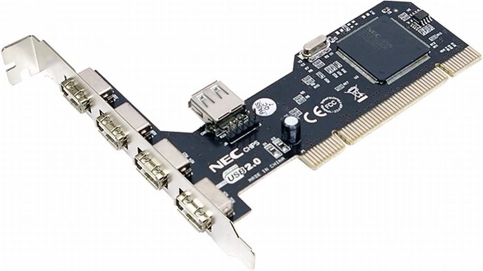 LogiLink 5x USB-A 2.0, PCI
