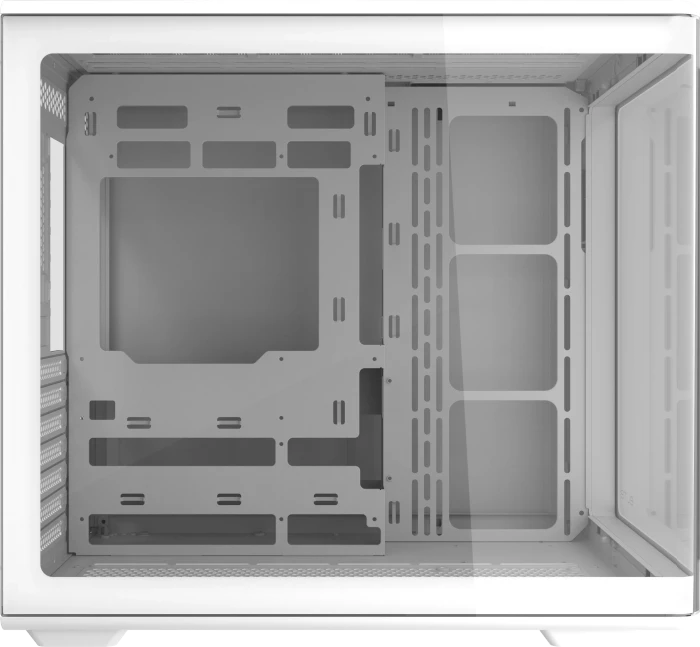 Cooler Master Elite 600 White, weiß, inkl. 4x Lüfter, Glasfenster