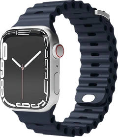 Vonmählen Wave Band für Apple Watch 49mm/45mm/44mm Navy