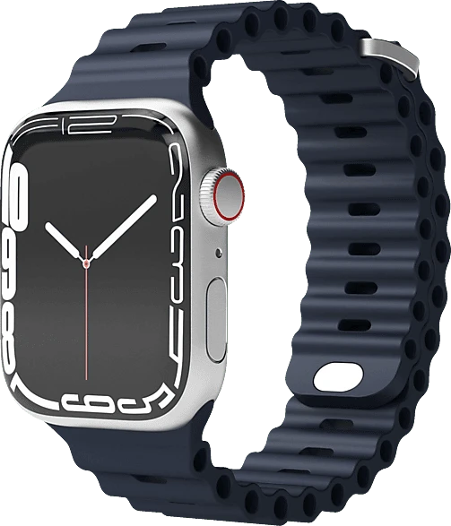Vonmählen Wave Band für Apple Watch 49mm/45mm/44mm Navy