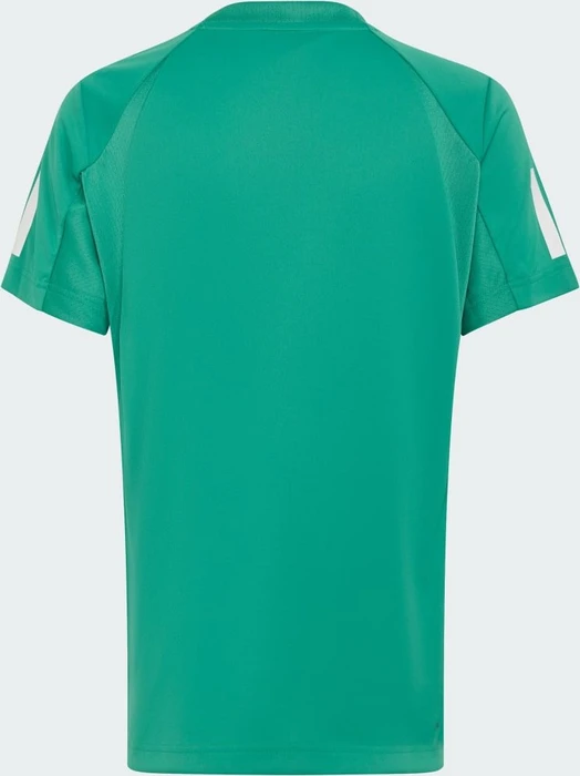 adidas Club Tennis 3-Streifen Funktionsshirt kurzarm semi court green (Junior)