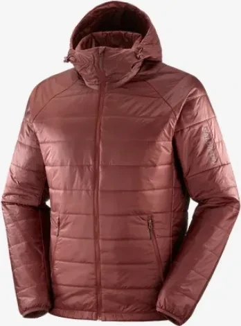 Salomon Outline Hooded Funktionsjacke rum raisin (Herren)