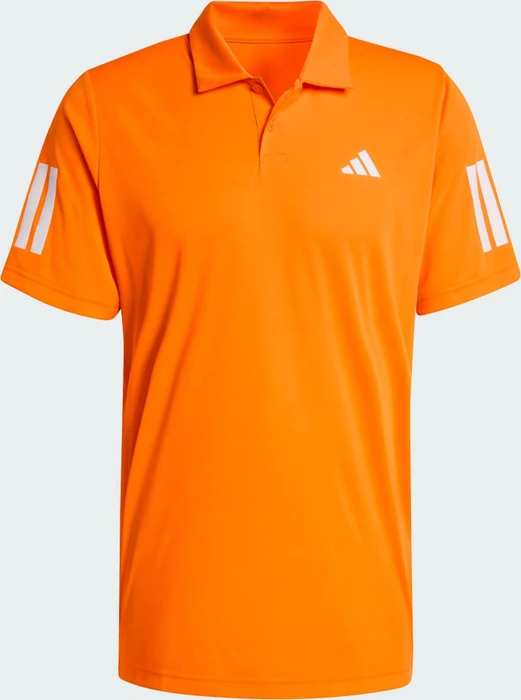 adidas Club 3-Streifen Tennis Poloshirt kurzarm pure orange (Herren)