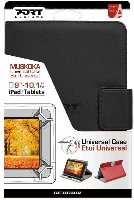 Port Designs Muskoka 10.1" Tablet Schutzhülle schwarz