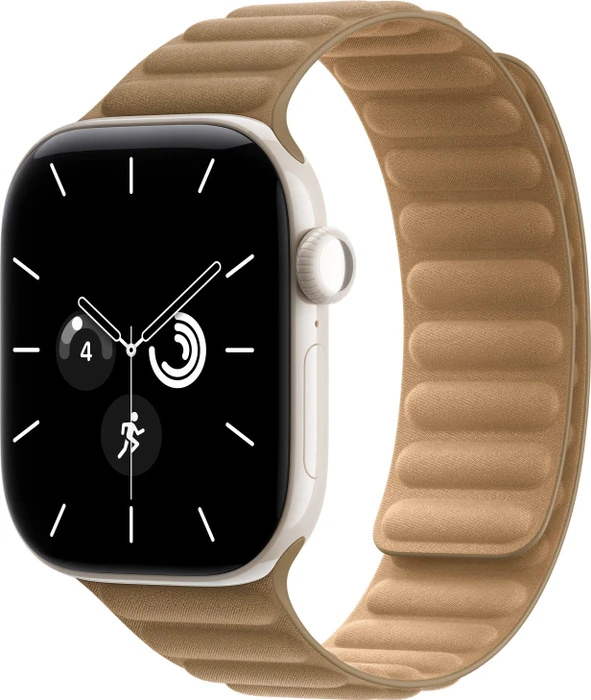 Apple Armband mit Magnetverschluss S/M für Apple Watch 46mm kamelbraun