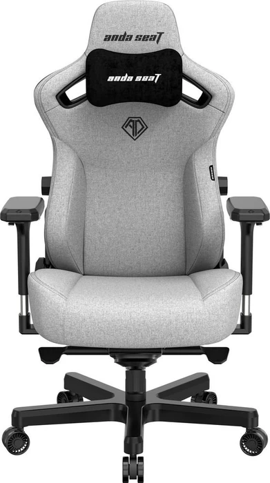 Anda Seat Kaiser 3 Premium XL Gamingstuhl, Ash Gray, Stoff grau