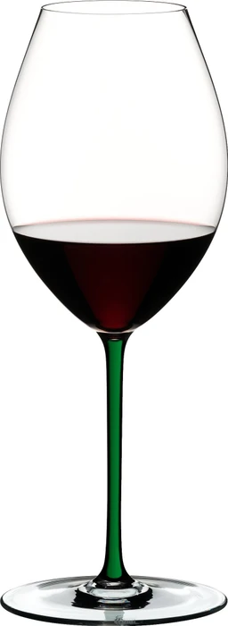 Riedel Fatto A Mano Syrah Rotweinglas grün