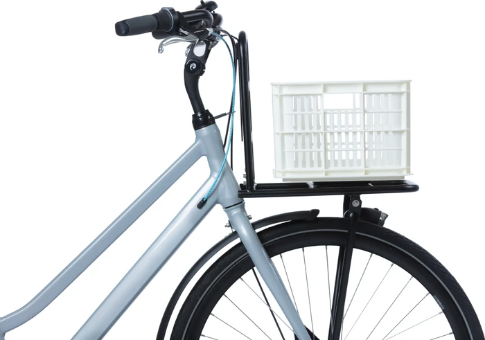Basil Crate S Fahrradkorb bright white
