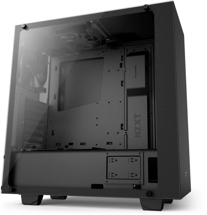 NZXT Source S340 Elite schwarz, Glasfenster