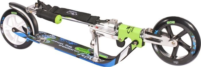 Hudora Big Wheel 205 Scooter grün/blau