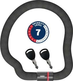 ABUS Goose 6206K/110 Kettenschloss, Schlüssel schwarz