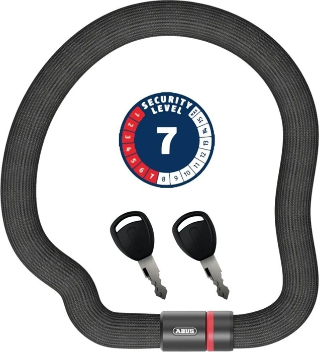ABUS Goose 6206K/110 Kettenschloss, Schlüssel schwarz