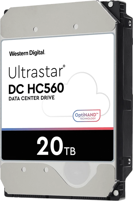 Western Digital Ultrastar DC HC560 20TB, SE, 24/7, 512e / 3.5" / SAS 12Gb/s