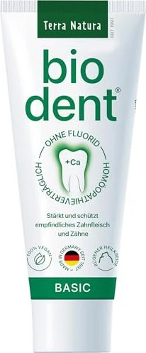 Terra Natura Biodent Basic Stevia Zahncreme, 75ml