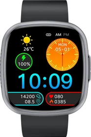 Knauermann Neo 2 (2025) eckig mit Silikonarmband schwarz