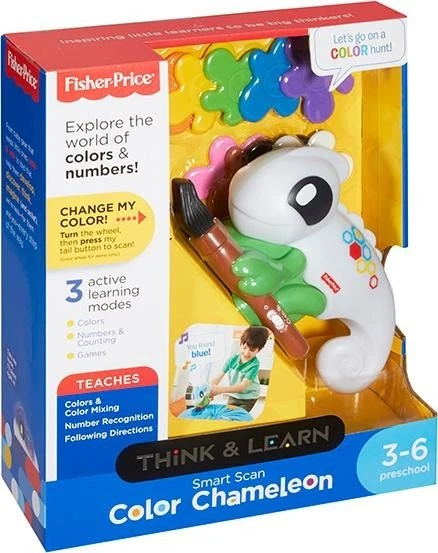 Mattel Fisher-Price Lern-Chamäleon Kunterbunt