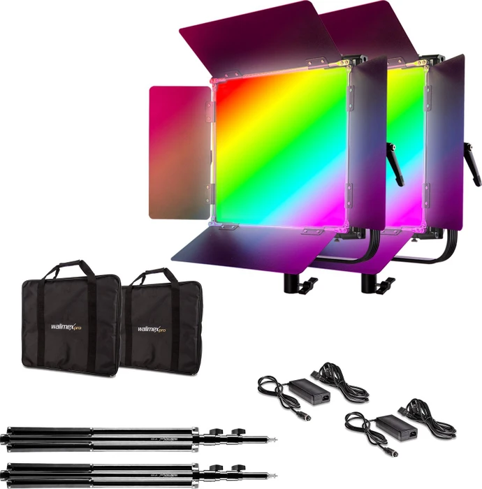 Walimex pro LED Rainbow 100W RGBWW Set 2 (23067)