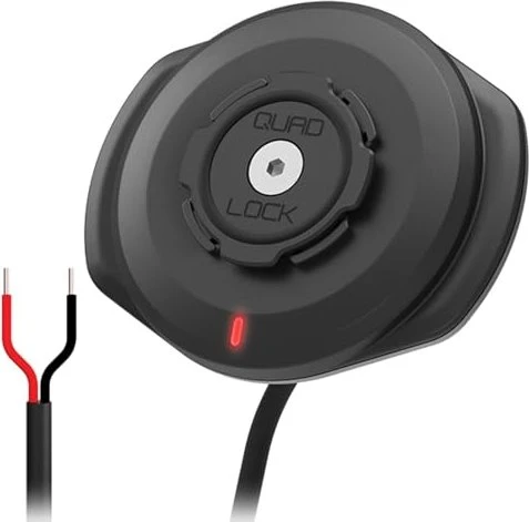 Quad Lock Hardwired Waterproof Wireless Charging Head