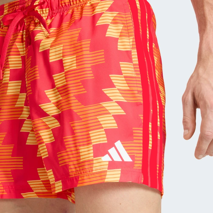 adidas Fussball 13cm Badeshorts ice tangerine/white (Herren)