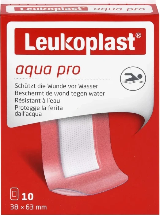 BSN medical Leukoplast aqua pro Strips, 3.8 x 6.3cm, 10 Stück