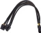 Phobya 8-Pin PCIe auf 2x 6/8-Pin PCIe Adapter, Y-Kabel, 30cm, sleeved, schwarz Vorschaubild