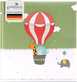 Goldbuch Buch Fotoalbum Babyalbum Ballonfahrt 30x31