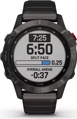 Garmin Fenix 6 Pro Solar titanium carbon grey