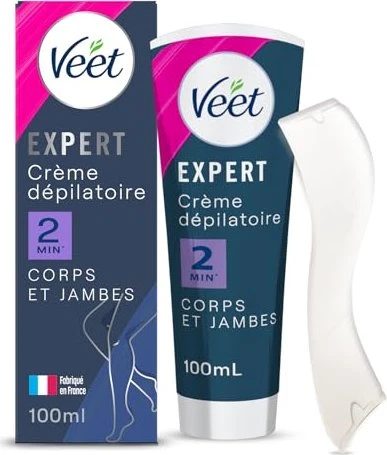Veet Expert Haarentfernungscreme Körper & Beine, 100ml