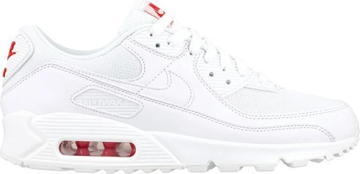Nike Air Max 90 white/light crimson (Herren)