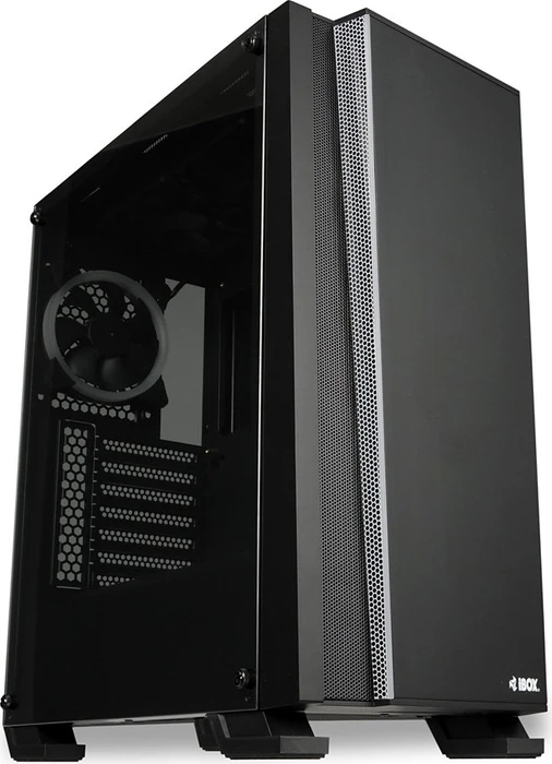 iBox Wizard 4, schwarz, Glasfenster