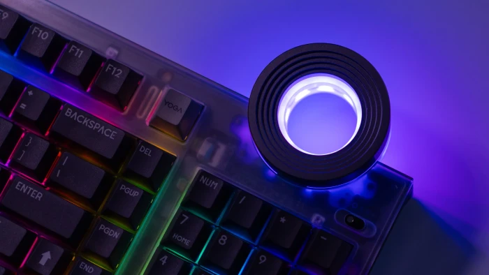 Lenovo Yoga Creative Keyboard, AngryMiao Edition, LEDs RGB, hot-swap, Light Sakura Silent, USB, US