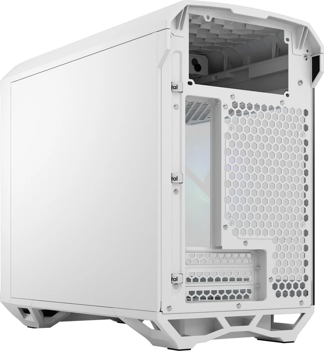Fractal Design Torrent Nano White RGB TG Clear Tint, Glasfenster, Mini-ITX