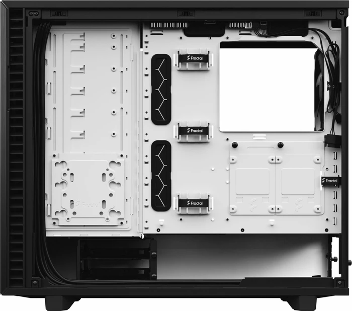 Fractal Design Define 7 Black/White TG Clear Tint, Glasfenster, schallgedämmt