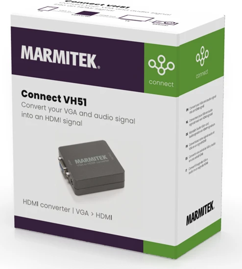 Marmitek Connect VH51, VGA auf HDMI Adapter