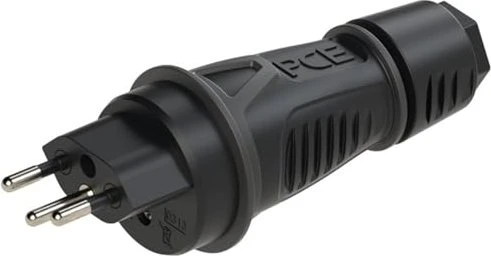 PCE Schutzkontaktstecker Schweizer Standard T13 10A IP55